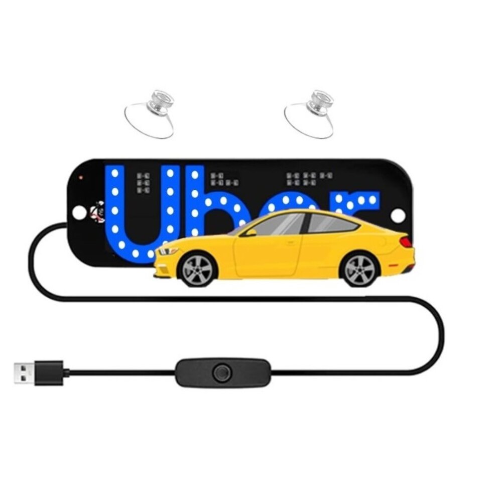 LED Windshield Light Sign for Taxi LED Blue